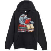 Reading Books Matching Bookworm Readers Librarian Premium Pullover Hoodie