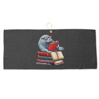 Reading Books Matching Bookworm Readers Librarian Large Microfiber Waffle Golf Towel