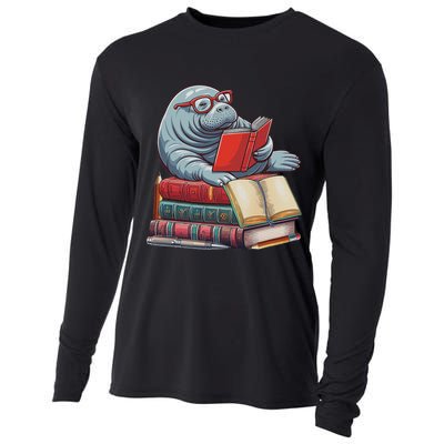 Reading Books Matching Bookworm Readers Librarian Cooling Performance Long Sleeve Crew