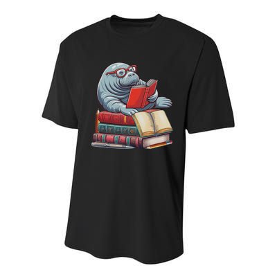 Reading Books Matching Bookworm Readers Librarian Youth Performance Sprint T-Shirt