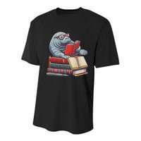 Reading Books Matching Bookworm Readers Librarian Youth Performance Sprint T-Shirt