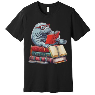 Reading Books Matching Bookworm Readers Librarian Premium T-Shirt