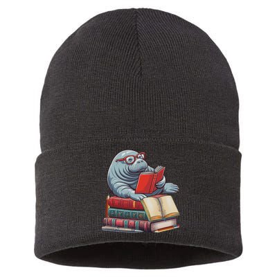 Reading Books Matching Bookworm Readers Librarian Sustainable Knit Beanie