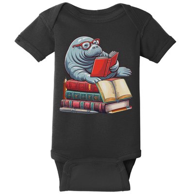 Reading Books Matching Bookworm Readers Librarian Baby Bodysuit