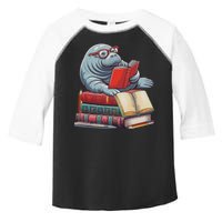 Reading Books Matching Bookworm Readers Librarian Toddler Fine Jersey T-Shirt