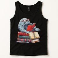Reading Books Matching Bookworm Readers Librarian Tank Top