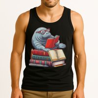Reading Books Matching Bookworm Readers Librarian Tank Top