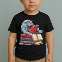 Reading Books Matching Bookworm Readers Librarian Toddler T-Shirt