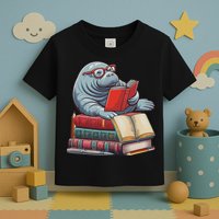 Reading Books Matching Bookworm Readers Librarian Toddler T-Shirt