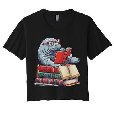 Reading Books Matching Bookworm Readers Librarian Crop Top