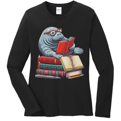 Reading Books Matching Bookworm Readers Librarian Ladies Long Sleeve Shirt