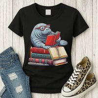 Reading Books Matching Bookworm Readers Librarian Womens T-Shirt