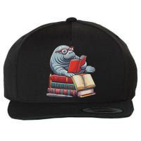 Reading Books Matching Bookworm Readers Librarian Wool Snapback Cap