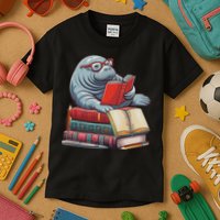 Reading Books Matching Bookworm Readers Librarian Kids T-Shirt