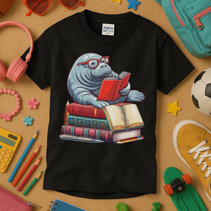 Reading Books Matching Bookworm Readers Librarian Kids T-Shirt