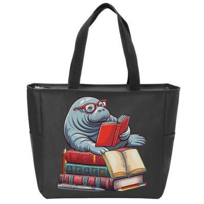 Reading Books Matching Bookworm Readers Librarian Zip Tote Bag