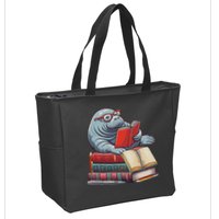 Reading Books Matching Bookworm Readers Librarian Zip Tote Bag