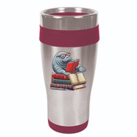 Reading Books Matching Bookworm Readers Librarian 16oz Travel Tumbler
