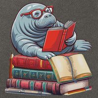 Reading Books Matching Bookworm Readers Librarian Cotton Canvas Backpack