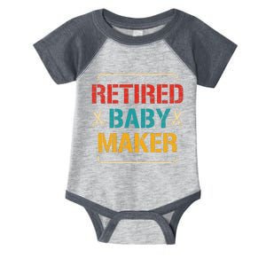 Retired Baby Maker Upcoming Vasectomy Post Vasectomy Infant Baby Jersey Bodysuit