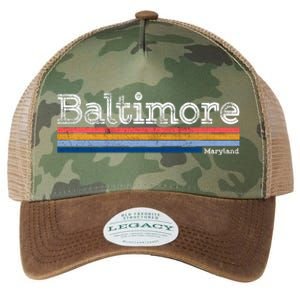 Retro Baltimore Maryland Legacy Tie Dye Trucker Hat