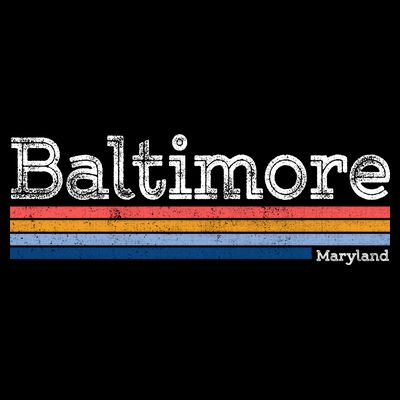 Retro Baltimore Maryland T-Shirt