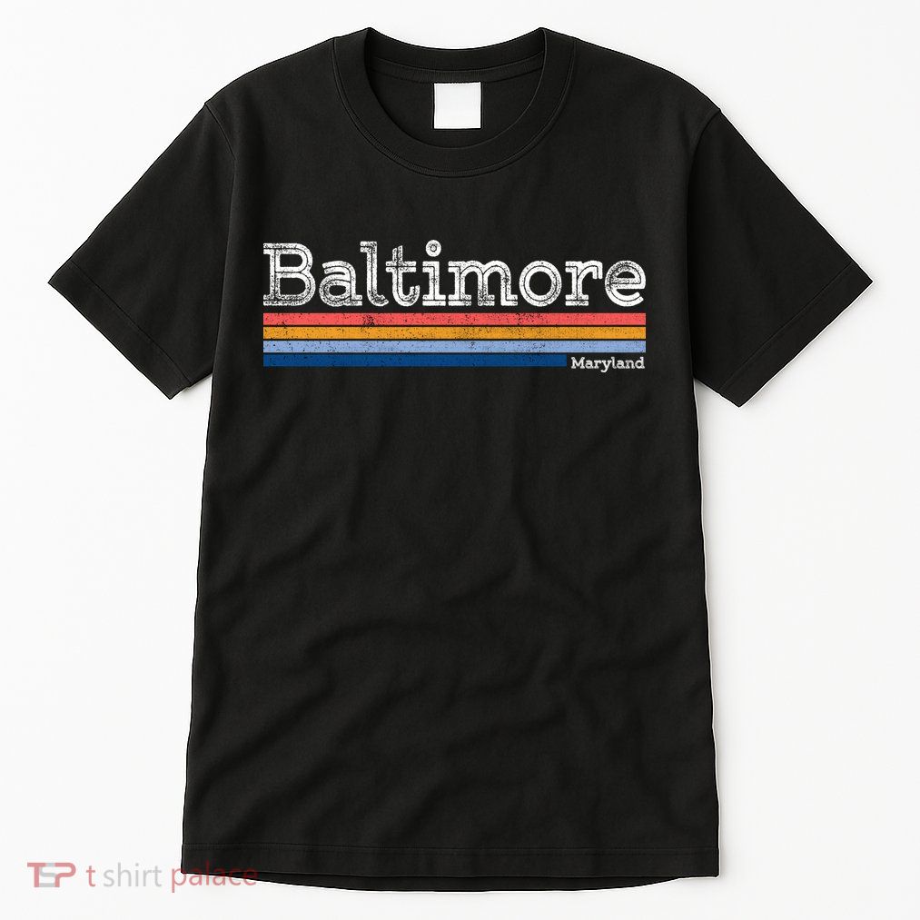 Retro Baltimore Maryland Tall T-Shirt