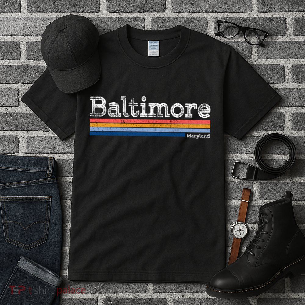 Retro Baltimore Maryland Tall T-Shirt