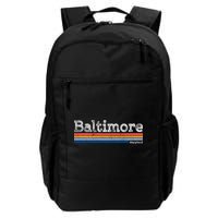 Retro Baltimore Maryland Backpack