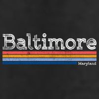 Retro Baltimore Maryland 25L Jumbo Tote