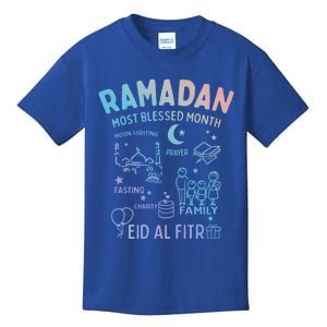 Ramadan Blessed Month Muslim Islamic Eid Al Fitr Gift Kids T-Shirt