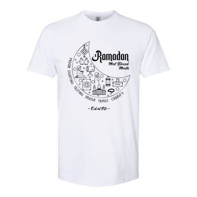 Ramadan Blessed Month Muslim Islamic Ramadhan Eid Al Fitr Funny Gift Softstyle® CVC T-Shirt