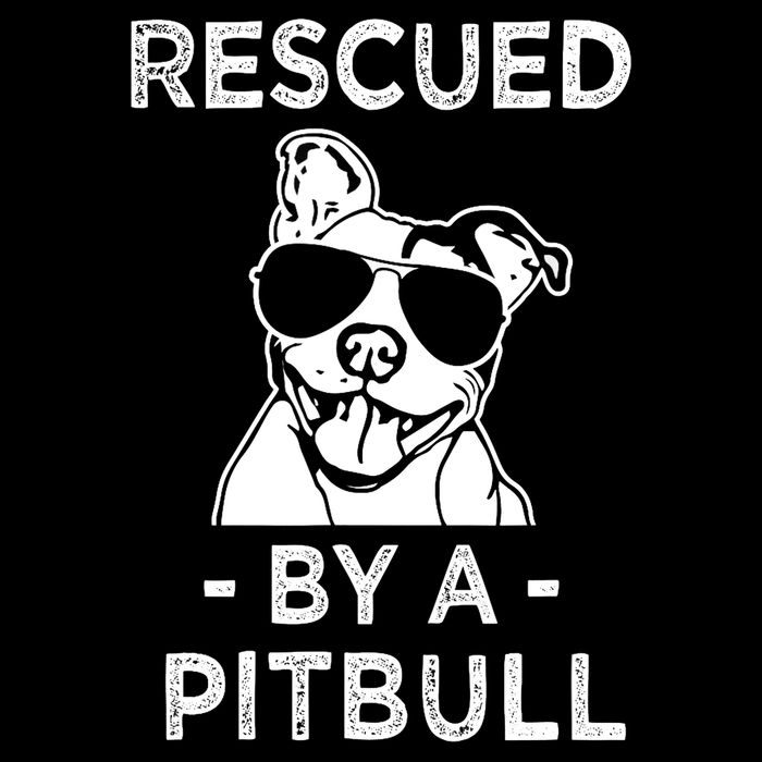 Rescued by my Pitbull Dog funny saying Impact Tech Backpack