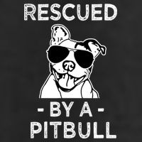 Rescued by my Pitbull Dog funny saying 15oz Campfire Ceramic Mug