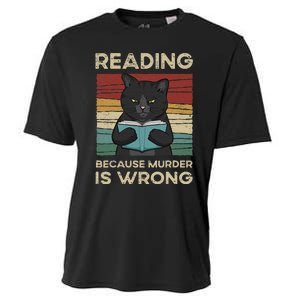 Reading Because Murder Is Wrong Cooling Performance Crew T-Shirt