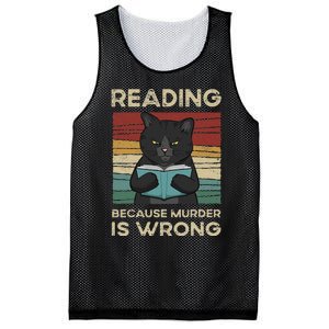 Reading Because Murder Is Wrong Mesh Reversible Basketball Jersey Tank