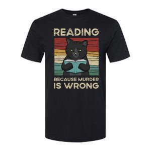 Reading Because Murder Is Wrong Softstyle CVC T-Shirt