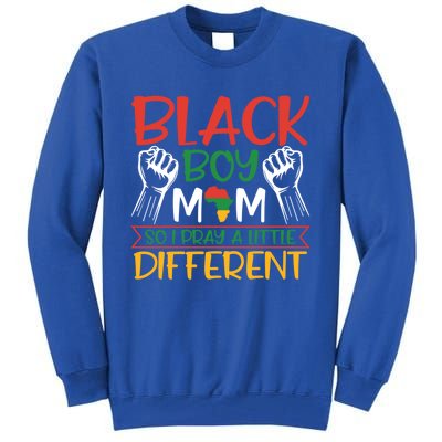 Religious Black Mom So I Pray A Little Different Gift Tall Sweatshirt