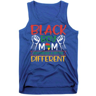 Religious Black Mom So I Pray A Little Different Gift Tank Top