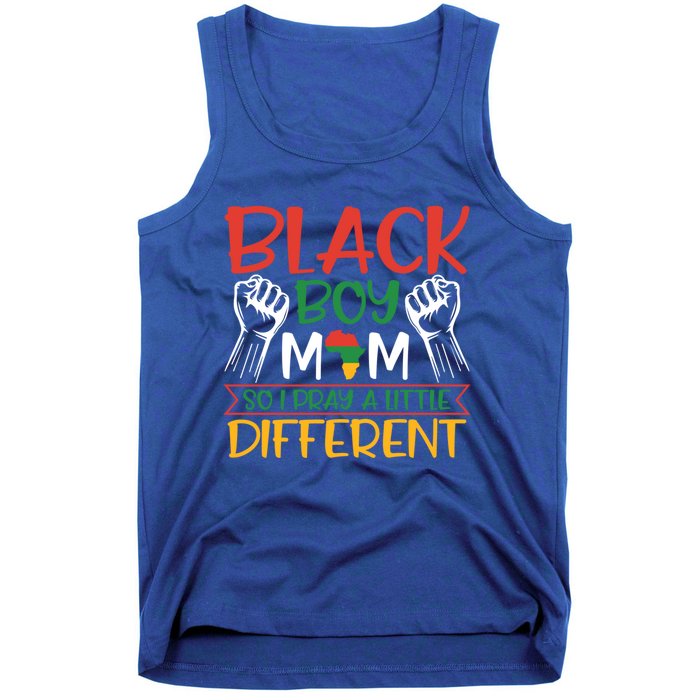 Religious Black Mom So I Pray A Little Different Gift Tank Top