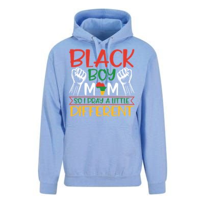 Religious Black Mom So I Pray A Little Different Gift Unisex Surf Hoodie