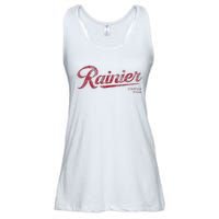 Rainier Beer Mountain Fresh Logo Authentic Vintage Look Ladies Essential Flowy Tank