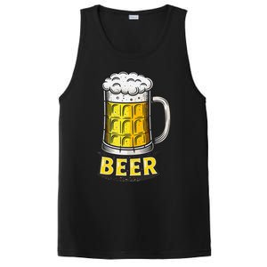 Retro Beer Mug With Foam Print PosiCharge Competitor Tank