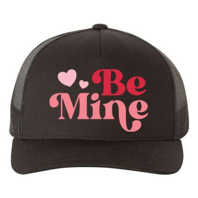 Romantic Be Mine Love Heart Yupoong Adult 5-Panel Trucker Hat