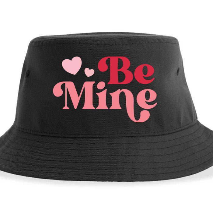 Romantic Be Mine Love Heart Sustainable Bucket Hat