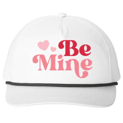 Romantic Be Mine Love Heart Snapback Five-Panel Rope Hat