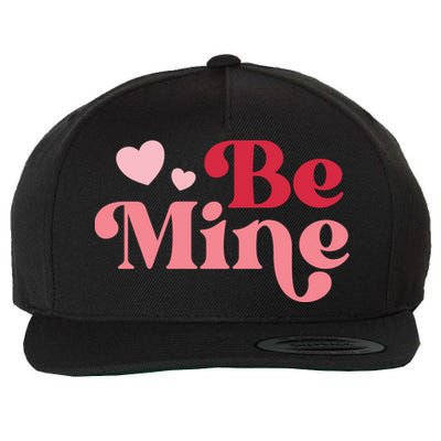 Romantic Be Mine Love Heart Wool Snapback Cap