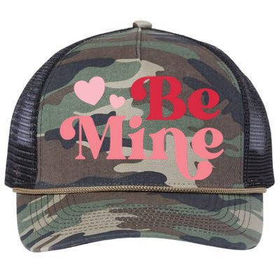 Romantic Be Mine Love Heart Retro Rope Trucker Hat Cap