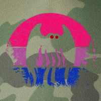 Retro Bi Mothman Bisexual Pride Point Pleasant Cryptid Legacy Tie Dye Trucker Hat
