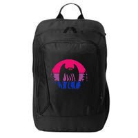 Retro Bi Mothman Bisexual Pride Point Pleasant Cryptid City Backpack